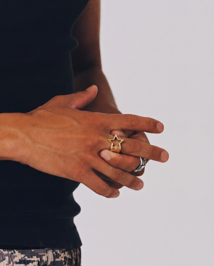 EMPTY STAR GOLD | RING
