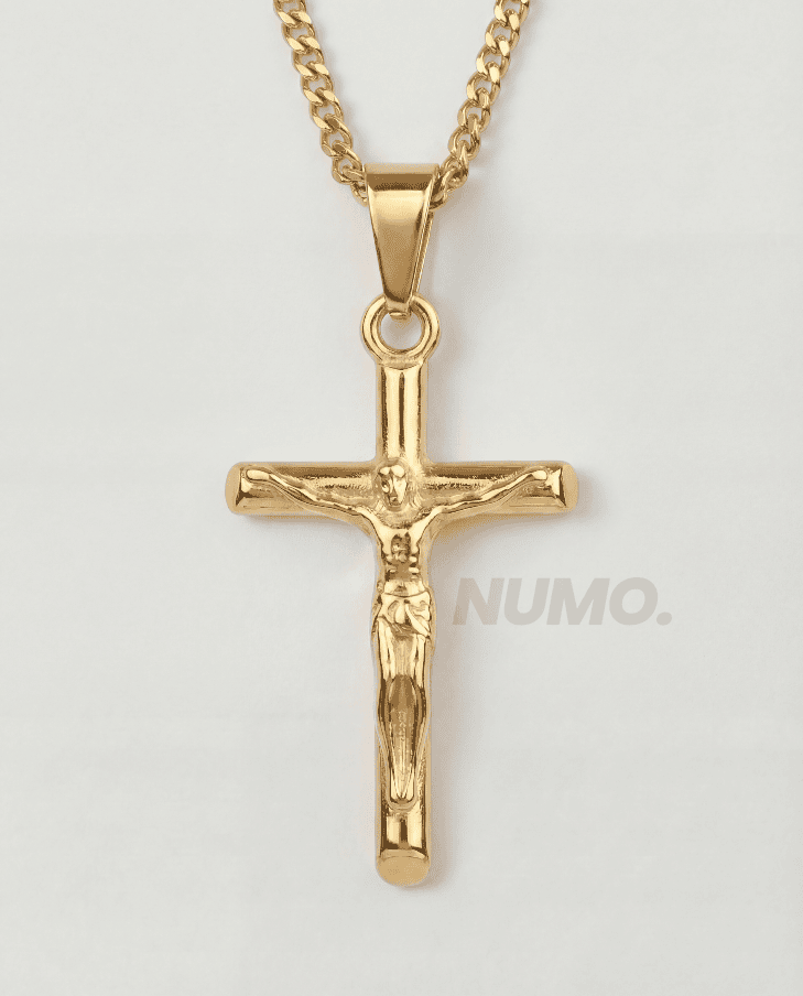 JESUS CROSS GOLD | PENDANT
