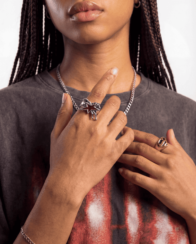 HORSE STAR RED | RING