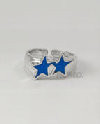 DOUBLE STAR BLUE | RING